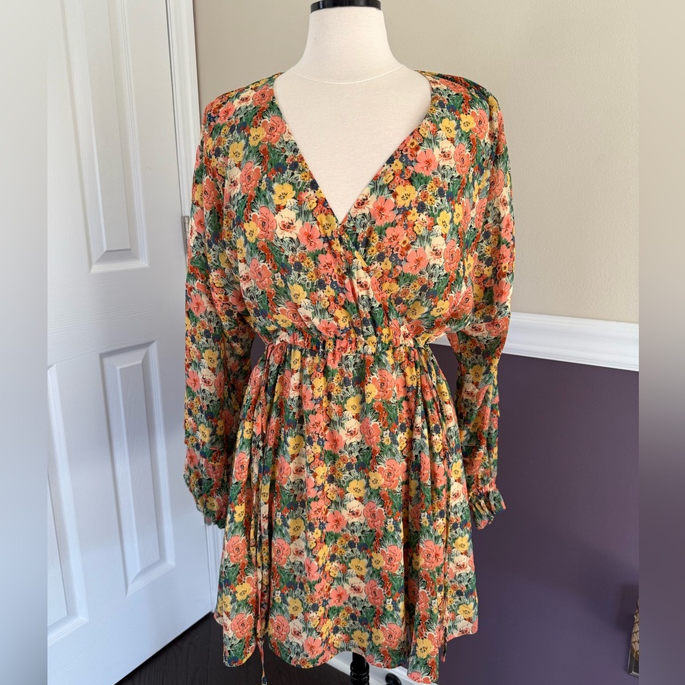 Sezane floral dress